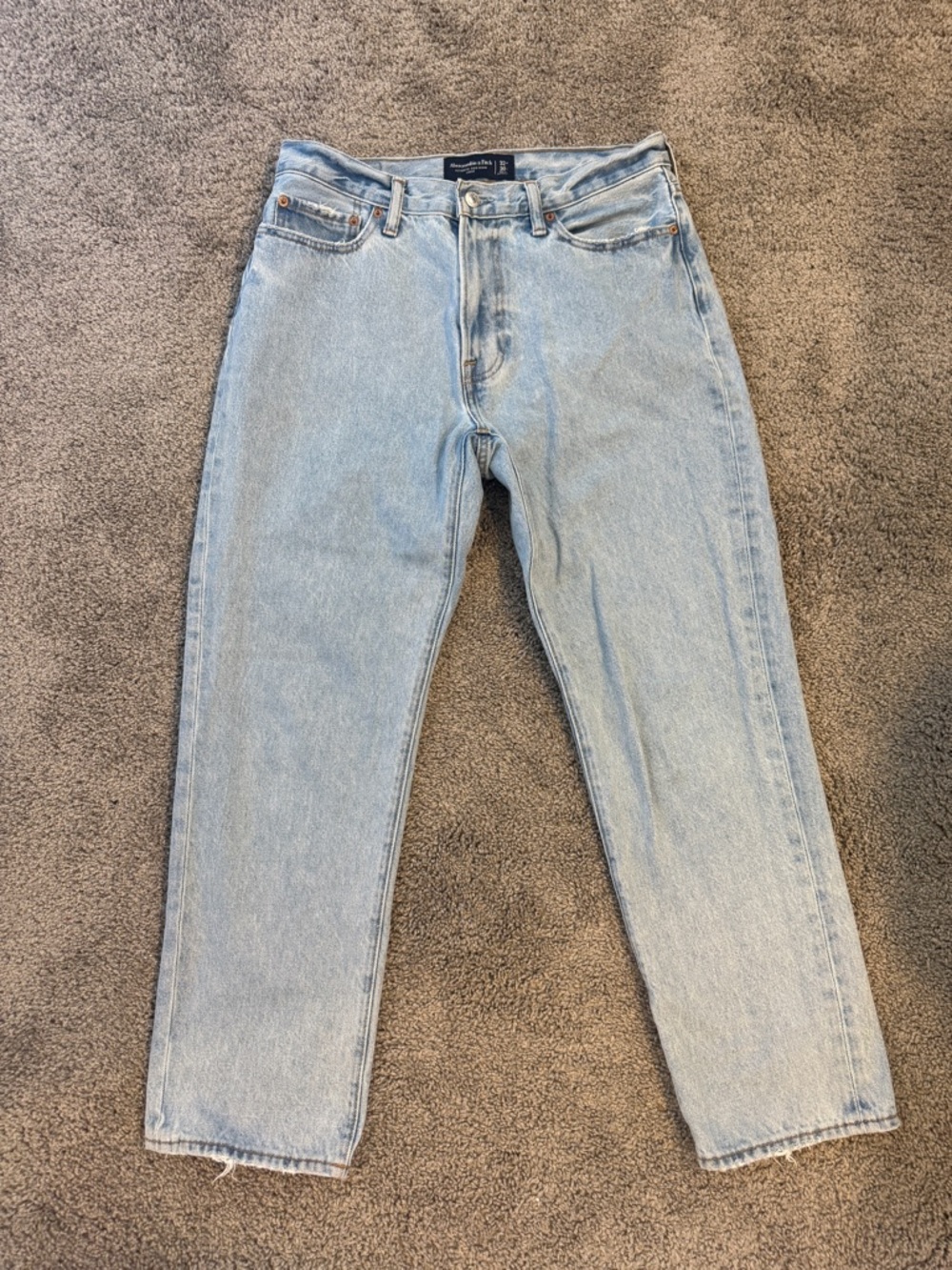 Abercrombie & Fitch Light Blue Men's Straight Jeans